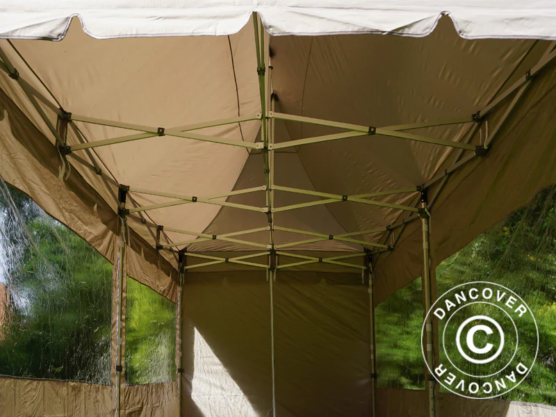 Namiot ekspresowy FleXtents PRO Peak Pagoda 3x6m Latte, mq 6 ściany boczne - Image 24