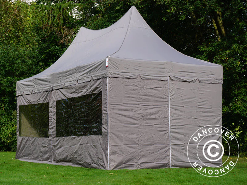 Namiot ekspresowy FleXtents PRO Peak Pagoda 3x6m Latte, mq 6 ściany boczne - Image 4