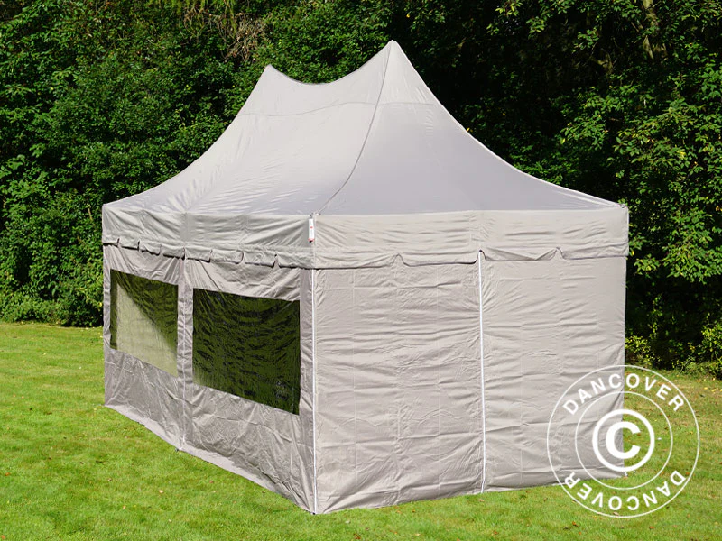 Namiot ekspresowy FleXtents PRO Peak Pagoda 3x6m Latte, mq 6 ściany boczne - Image 5