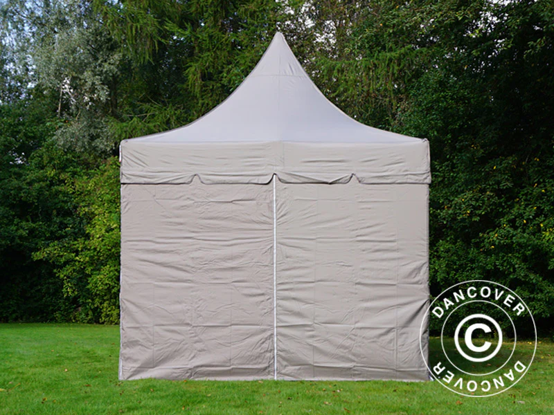Namiot ekspresowy FleXtents PRO Peak Pagoda 3x6m Latte, mq 6 ściany boczne - Image 6