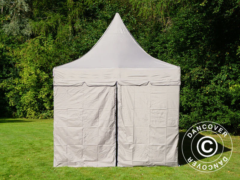 Namiot ekspresowy FleXtents PRO Peak Pagoda 3x6m Latte, mq 6 ściany boczne - Image 7
