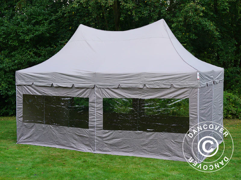 Namiot ekspresowy FleXtents PRO Peak Pagoda 3x6m Latte, mq 6 ściany boczne - Image 8