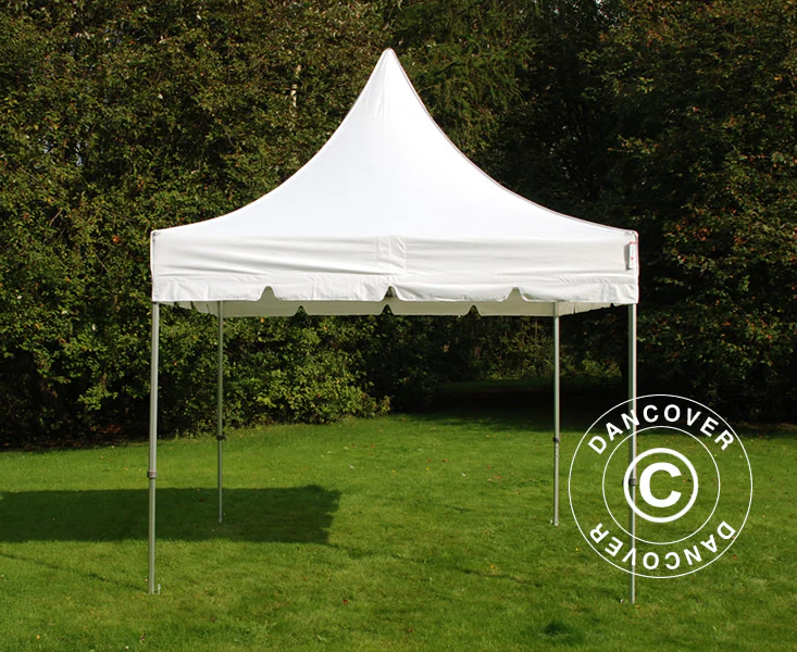 Namiot ekspresowy FleXtents PRO Peak Pagoda 4x4m Biały, mq 4 ściany boczne - Image 7