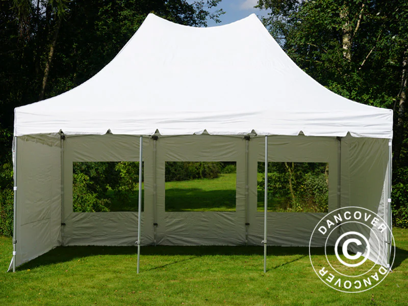 Namiot ekspresowy FleXtents PRO Peak Pagoda 4x6m Biały, mq 8 ściany boczne - Image 13