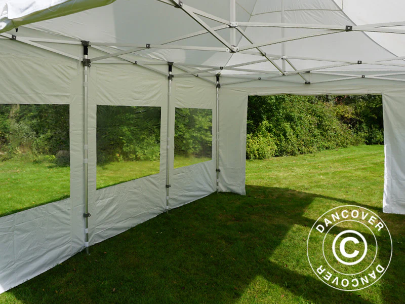 Namiot ekspresowy FleXtents PRO Peak Pagoda 4x6m Biały, mq 8 ściany boczne - Image 16