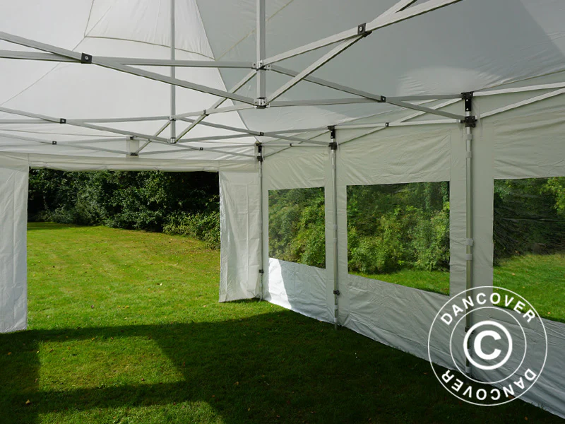 Namiot ekspresowy FleXtents PRO Peak Pagoda 4x6m Biały, mq 8 ściany boczne - Image 17