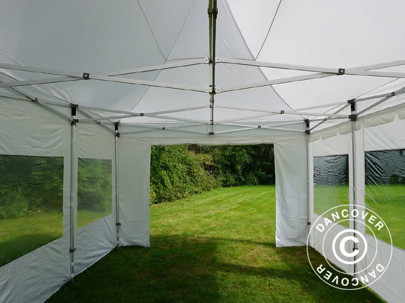 Namiot ekspresowy FleXtents PRO Peak Pagoda 4x6m Biały, mq 8 ściany boczne - Image 18