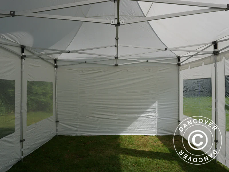 Namiot ekspresowy FleXtents PRO Peak Pagoda 4x6m Biały, mq 8 ściany boczne - Image 20