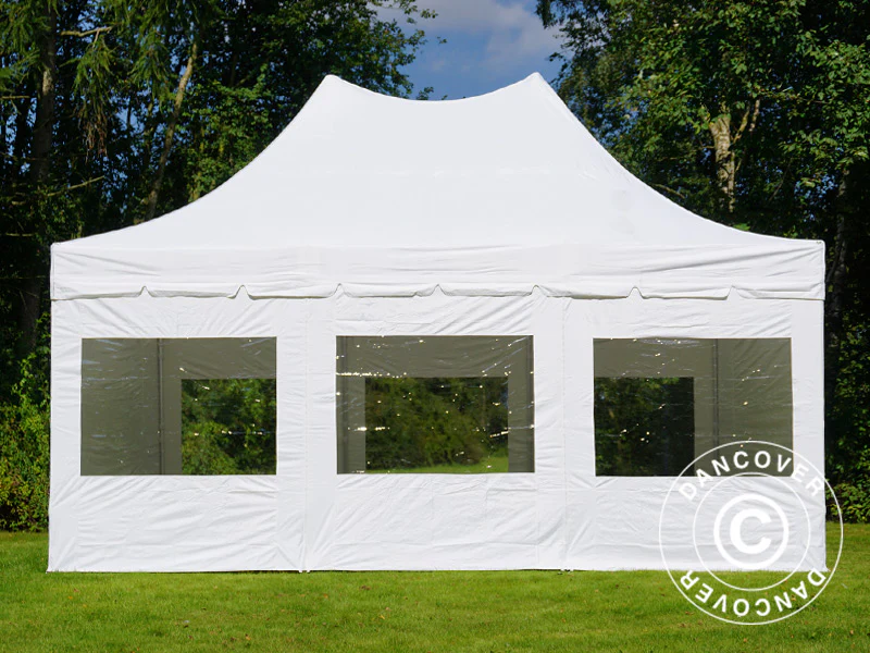 Namiot ekspresowy FleXtents PRO Peak Pagoda 4x6m Biały, mq 8 ściany boczne - Image 6
