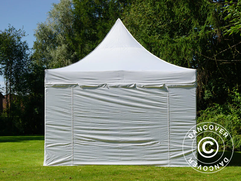 Namiot ekspresowy FleXtents PRO Peak Pagoda 4x6m Biały, mq 8 ściany boczne - Image 7