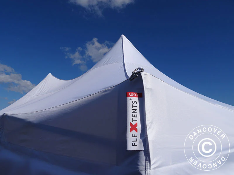 Namiot ekspresowy FleXtents PRO Peak Pagoda 4x8m Biały - Image 9