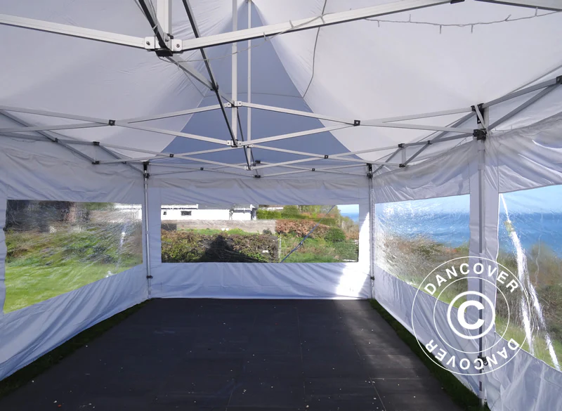 Namiot ekspresowy FleXtents PRO Peak Pagoda 4x8m Biały, mq 6 ściany boczne - Image 10