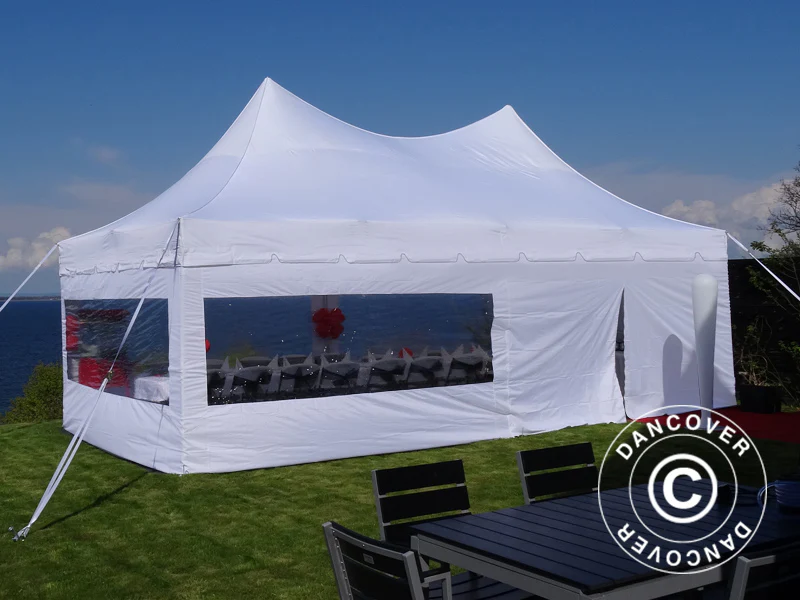 Namiot ekspresowy FleXtents PRO Peak Pagoda 4x8m Biały, mq 6 ściany boczne - Image 11