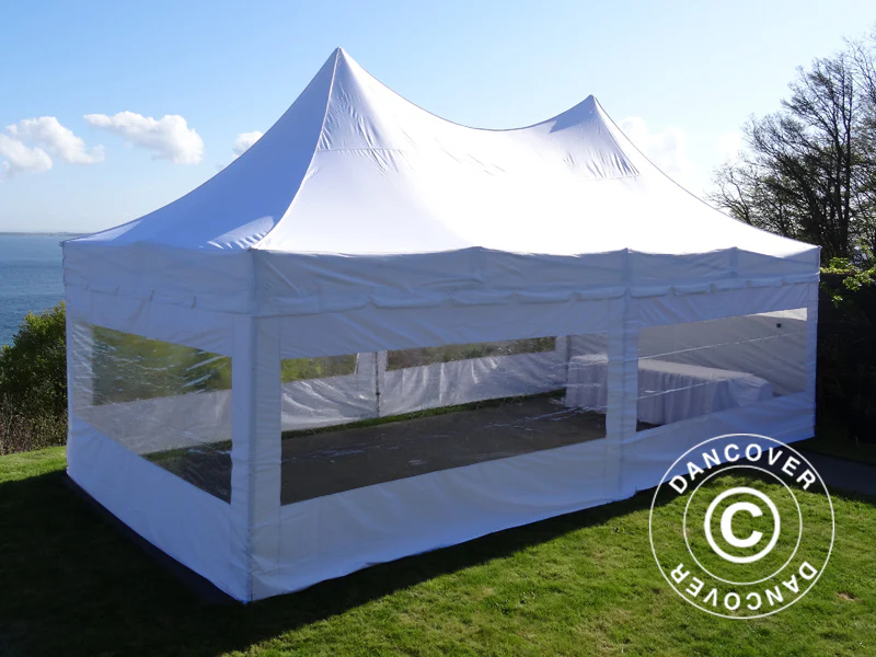Namiot ekspresowy FleXtents PRO Peak Pagoda 4x8m Biały, mq 6 ściany boczne - Image 13
