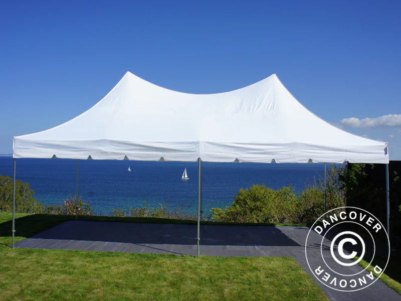 Namiot ekspresowy FleXtents PRO Peak Pagoda 4x8m Biały, mq 6 ściany boczne - Image 7