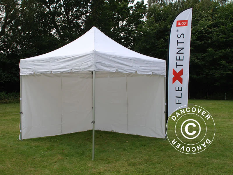 Namiot Ekspresowy FleXtents PRO "Peaked" 3x3m Biały, mq 4 ściany boczne - Image 13