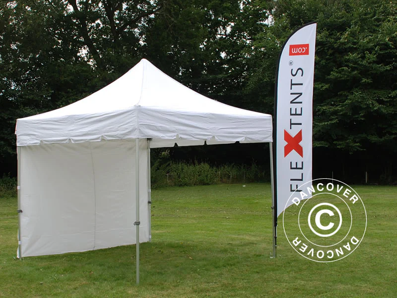 Namiot Ekspresowy FleXtents PRO "Peaked" 3x3m Biały, mq 4 ściany boczne - Image 14