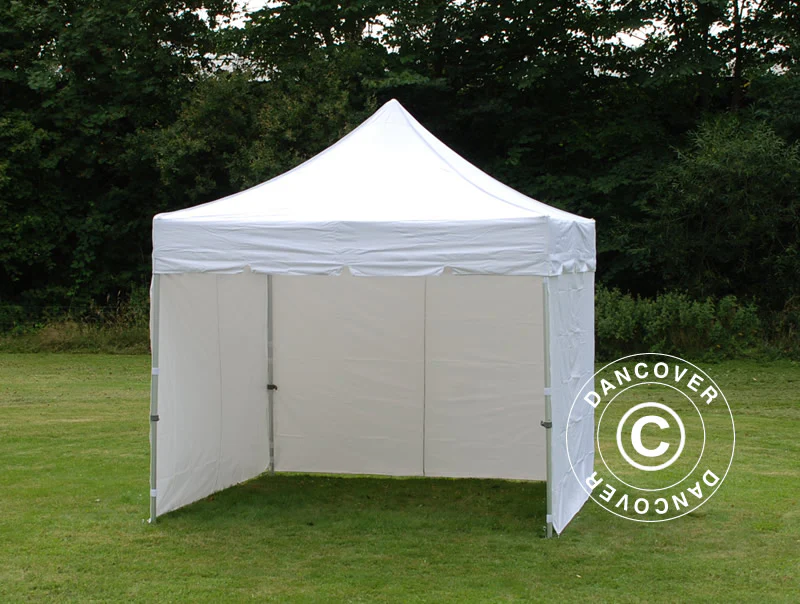Namiot Ekspresowy FleXtents PRO "Peaked" 3x3m Biały, mq 4 ściany boczne - Image 5