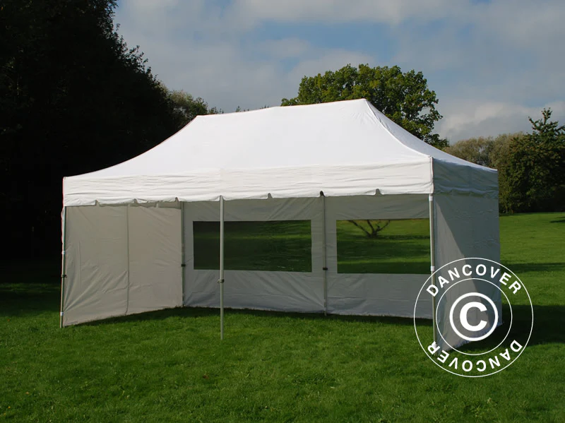 Namiot Ekspresowy FleXtents PRO "Peaked" 3x6m Biały, mq 6 ściany boczne - Image 2