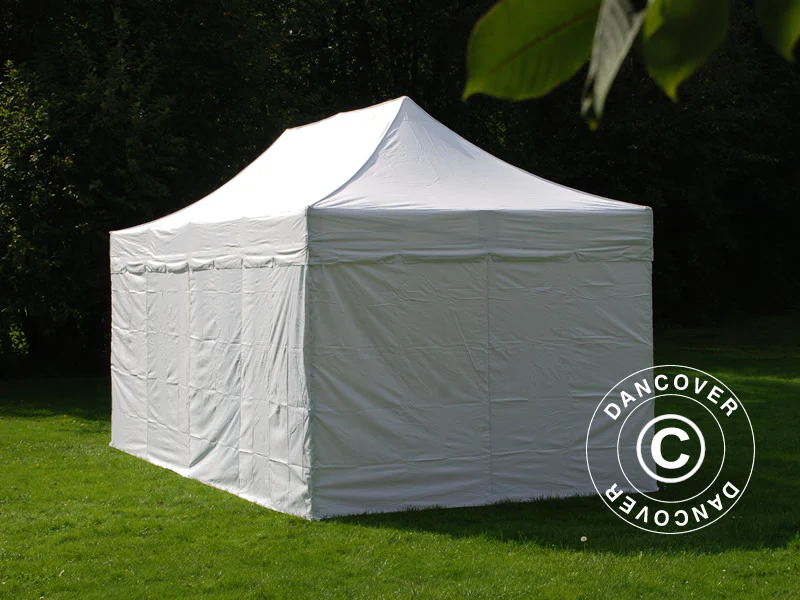 Namiot Ekspresowy FleXtents PRO "Peaked" 3x6m Biały, mq 6 ściany boczne - Image 4