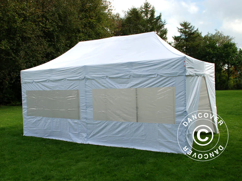 Namiot Ekspresowy FleXtents PRO "Peaked" 3x6m Biały, mq 6 ściany boczne - Image 6