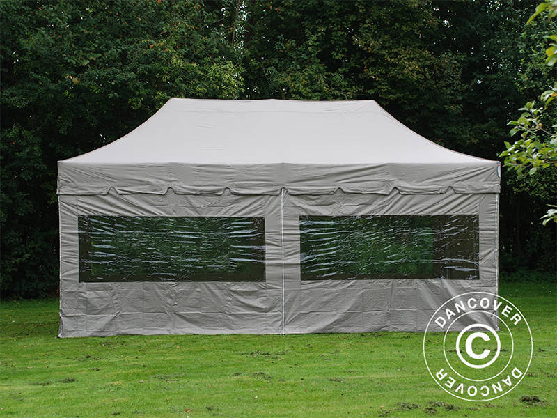 Namiot Ekspresowy FleXtents PRO "Peaked" 3x6m Latte, mq 6 ściany boczne - Image 6