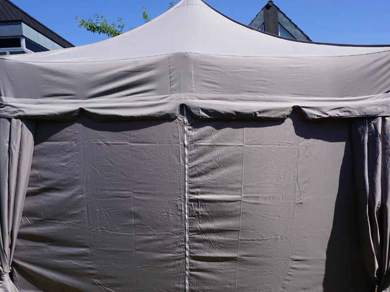 Namiot ekspresowy FleXtents PRO "Peaked" 3x6m Latte, w tym 6 ścian bocznych i 6 zasłon dekoracyjnych - Image 8