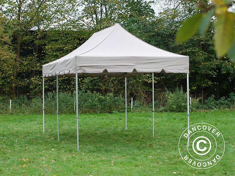 Namiot Ekspresowy FleXtents PRO "Peaked" 4x8m Latte - Image 7