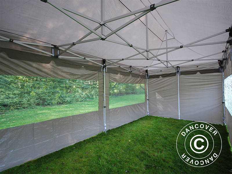 Namiot Ekspresowy FleXtents PRO "Peaked" 4x8m Latte, mq 6 ściany boczne - Image 11