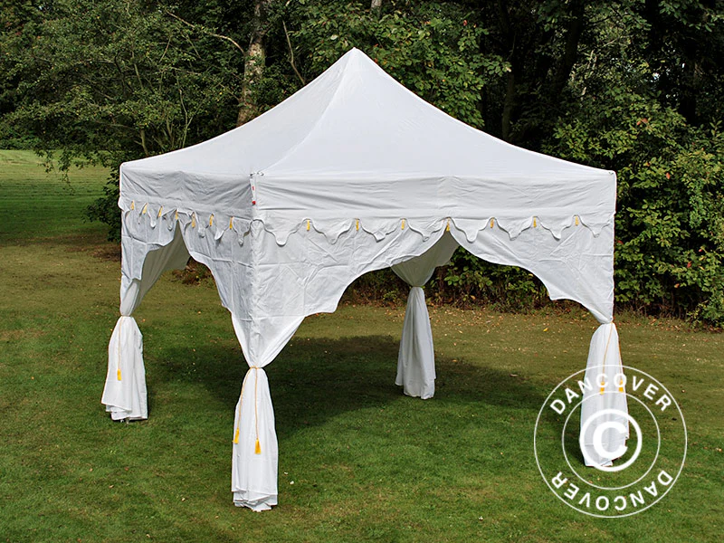 Namiot Ekspresowy FleXtents PRO "Raj" 3x3m Biały/Złoto - Image 9