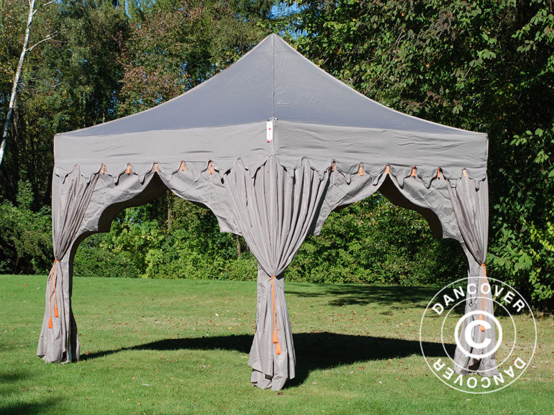 Namiot Ekspresowy FleXtents PRO "Raj" 3x3m Latte/Pomaranczowy - Image 11
