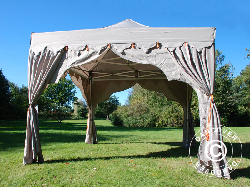 Namiot Ekspresowy FleXtents PRO "Raj" 3x3m Latte/Pomaranczowy - Image 13