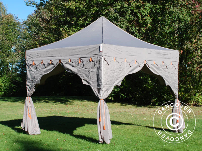 Namiot Ekspresowy FleXtents PRO "Raj" 3x3m Latte/Pomaranczowy - Image 18