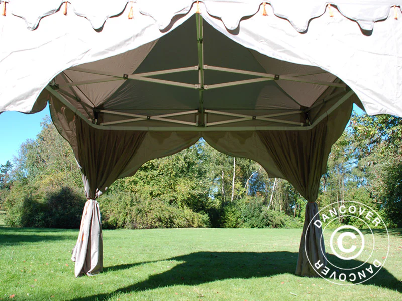 Namiot Ekspresowy FleXtents PRO "Raj" 3x3m Latte/Pomaranczowy - Image 5