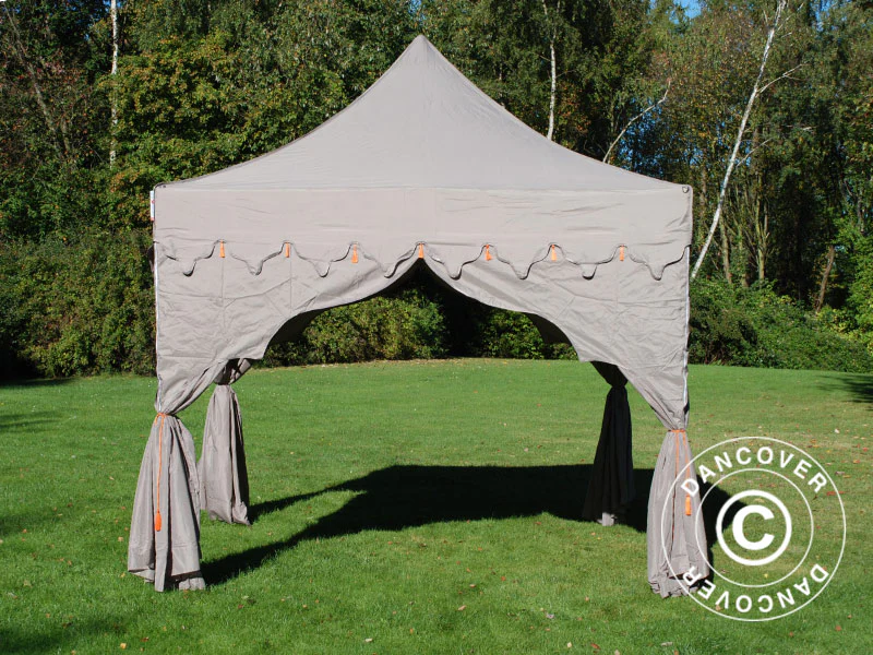Namiot Ekspresowy FleXtents PRO "Raj" 3x3m Latte/Pomaranczowy - Image 6