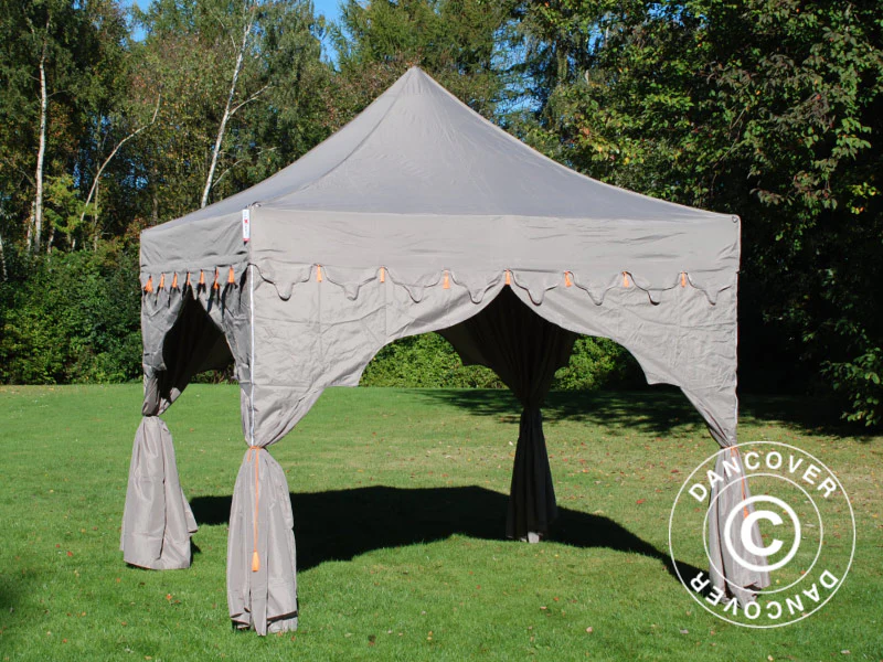 Namiot Ekspresowy FleXtents PRO "Raj" 3x3m Latte/Pomaranczowy - Image 7