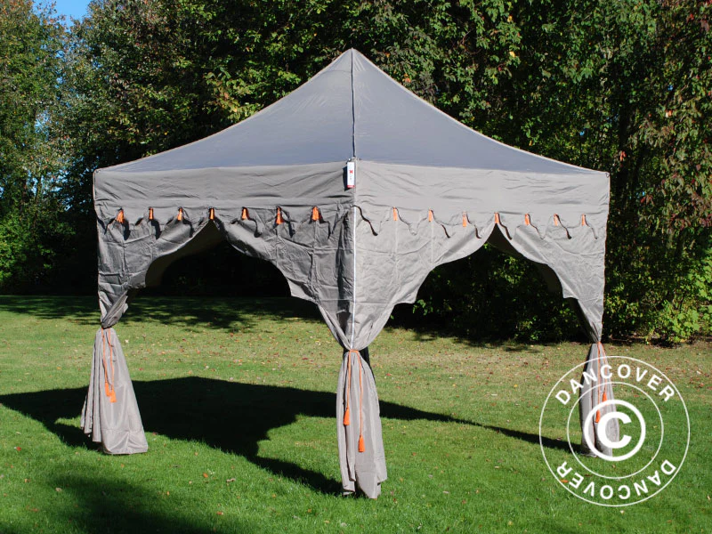Namiot Ekspresowy FleXtents PRO "Raj" 3x3m Latte/Pomaranczowy - Image 9