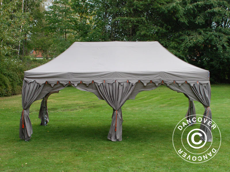 Namiot Ekspresowy FleXtents PRO "Raj" 3x6m Latte/Pomaranczowy - Image 4