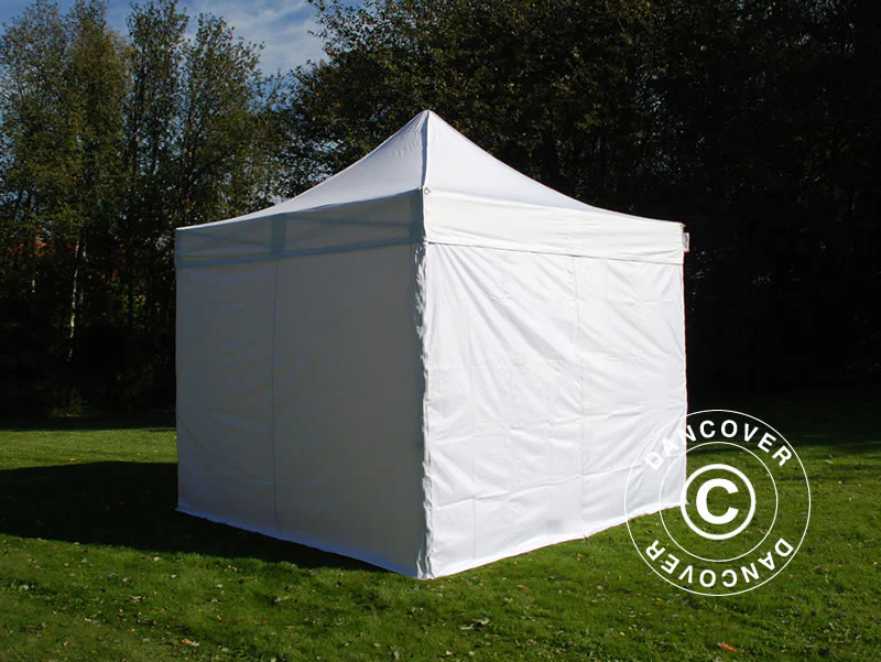 Namiot Ekspresowy FleXtents PRO Steel 3x3m Biały, Ogniotrwale, mq 4 ściany boczne - Image 5