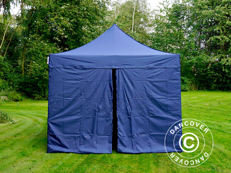 Namiot Ekspresowy FleXtents PRO Steel 3x3m Ciemny niebieski, mq 4 ściany boczne - Image 2