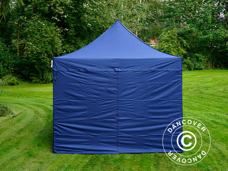 Namiot Ekspresowy FleXtents PRO Steel 3x3m Ciemny niebieski, mq 4 ściany boczne - Image 3