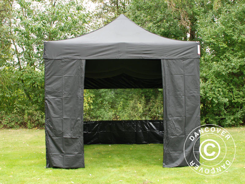 Namiot Ekspresowy FleXtents PRO Steel 3x3m Czarny, mq 4 ściany boczne - Image 3