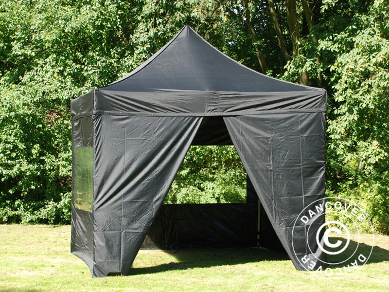 Namiot Ekspresowy FleXtents PRO Steel 3x3m Czarny, mq 4 ściany boczne - Image 7