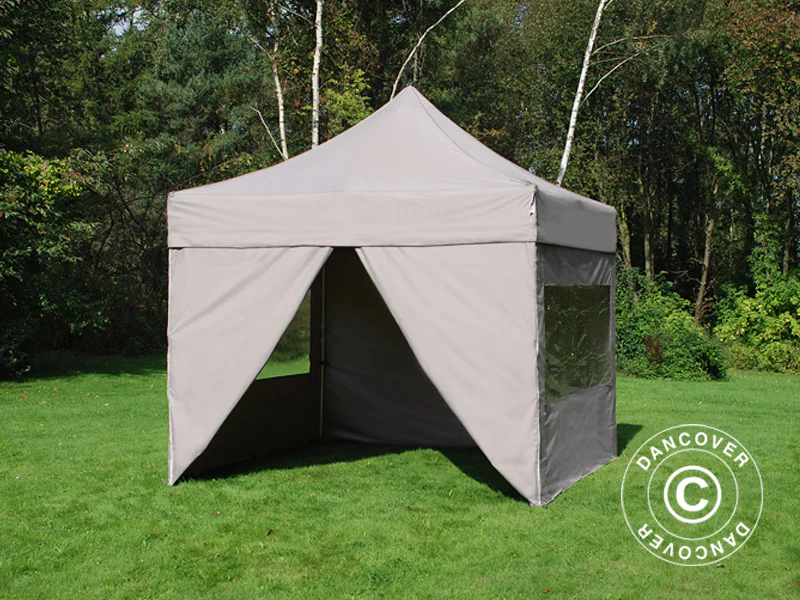 Namiot Ekspresowy FleXtents PRO Steel 3x3m Latte, mq 4 ściany boczne - Image 11