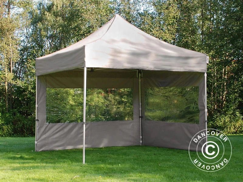 Namiot Ekspresowy FleXtents PRO Steel 3x3m Latte, mq 4 ściany boczne - Image 3