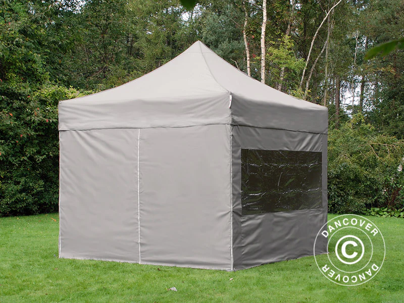 Namiot Ekspresowy FleXtents PRO Steel 3x3m Latte, mq 4 ściany boczne - Image 7
