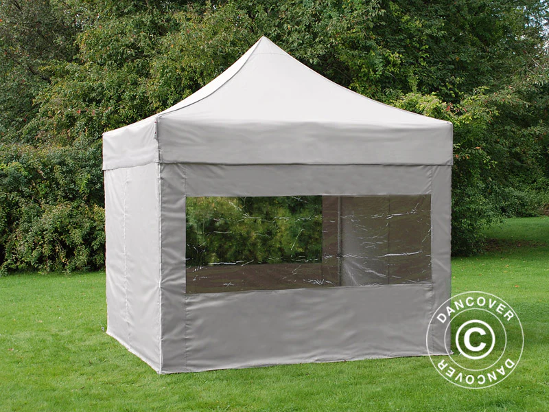 Namiot Ekspresowy FleXtents PRO Steel 3x3m Latte, mq 4 ściany boczne - Image 9
