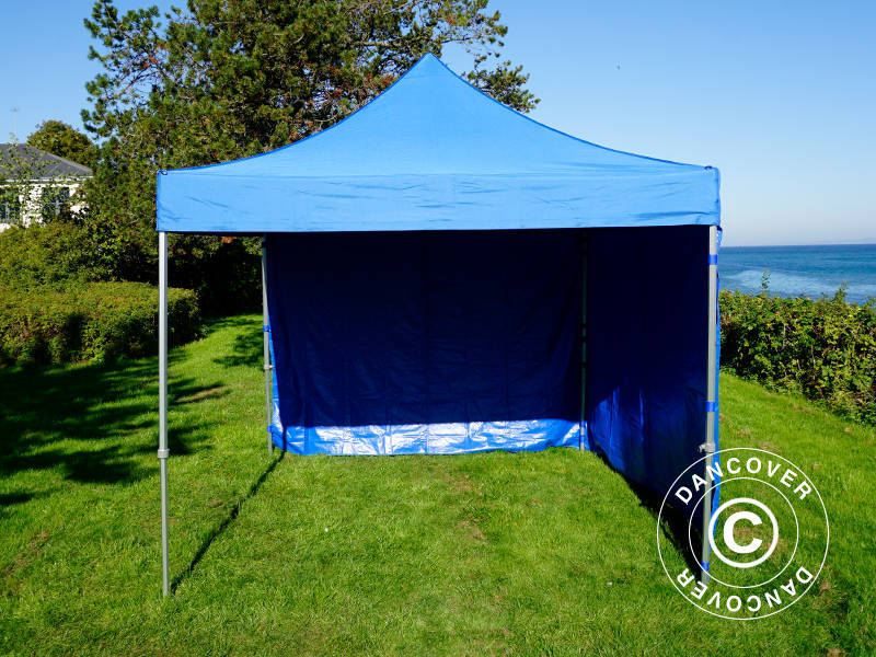 Namiot Ekspresowy FleXtents PRO Steel 3x3m Niebieski, mq 4 ściany boczne - Image 2