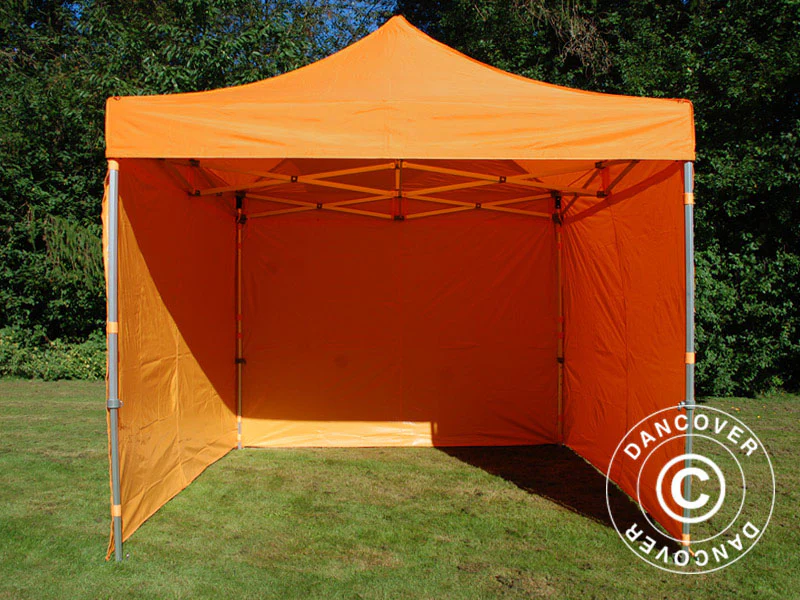 Namiot Ekspresowy FleXtents PRO Steel 3x3m Pomaranczowy, mq 4 ściany boczne - Image 10