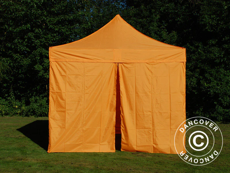 Namiot Ekspresowy FleXtents PRO Steel 3x3m Pomaranczowy, mq 4 ściany boczne - Image 5
